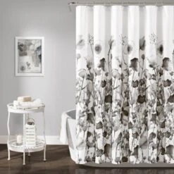 Zuri Flora Shower Curtain - Lush Décor -Lush Décor GUEST 9b604e81 b604 42d3 a85e e54d647b1d21
