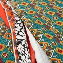 Lush Décor Boho Stripe Reversible Cotton Duvet Cover Set Turquoise/Tangerine 14 Lush Décor Boho Stripe Reversible Cotton Duvet Cover Set Turquoise/Tangerine -Lush Décor GUEST 9f610726 b4ba 444b 8d4e f87e9c64d56b