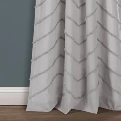 Set Of 2 Chenille Chevron Light Filtering Window Curtain Panel - Lush Décor 7 Set Of 2 Chenille Chevron Light Filtering Window Curtain Panel - Lush Décor -Lush Décor GUEST a20bb233 8c17 46ca aebd 42787b6d6cfb