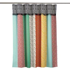 Geometric Boho Patch Shower Curtain - Lush Décor 9 Geometric Boho Patch Shower Curtain - Lush Décor -Lush Décor GUEST a2972d4c 2292 4d43 bb9f 9c020c6c7688