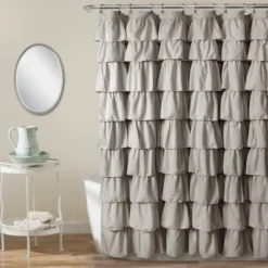 Ruffle Shower Curtain - Lush Décor 12 Ruffle Shower Curtain - Lush Décor -Lush Décor GUEST a3e4740f 197d 4a5e b2ce eb7288369498