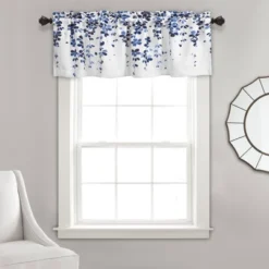 18"x52" Weeping Flower Valance - Lush Décor -Lush Décor GUEST a6ac0185 8a25 4072 950f ad4bc498444d