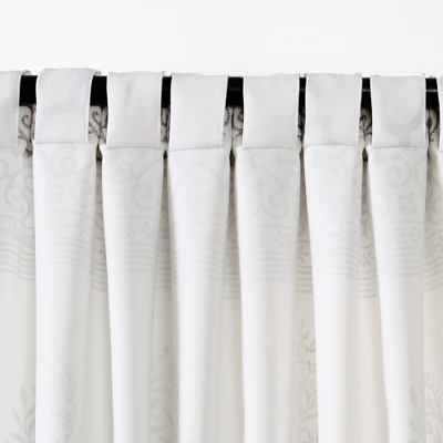 2pk Light Filtering Teardrop Leaf Window Curtain Panels - Lush Décor 7 2pk Light Filtering Teardrop Leaf Window Curtain Panels - Lush Décor - Image 5