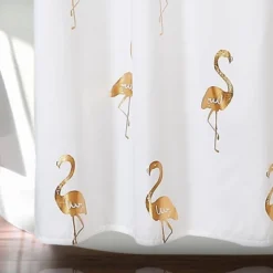 Flamingo Shower Curtain Gold - Lush Décor 8 Flamingo Shower Curtain Gold - Lush Décor -Lush Décor GUEST a8c0f9fb aad3 4f7b 8142 e618dfd825d7