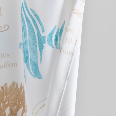 52"x18" Harbor Life Window Valance Blue - Lush Décor 6 52"x18" Harbor Life Window Valance Blue - Lush Décor - Image 4