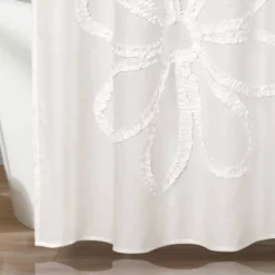 Single Ruffle Flower Shower Curtain - Lush Décor 9 Single Ruffle Flower Shower Curtain - Lush Décor -Lush Décor GUEST aa0d3864 5504 470e b241 2627d48233a2