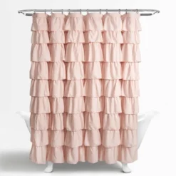 Ruffle Shower Curtain - Lush Décor 14 Ruffle Shower Curtain - Lush Décor -Lush Décor GUEST ade197a6 2b8c 4f9a 9d8a 95f54b0776f5
