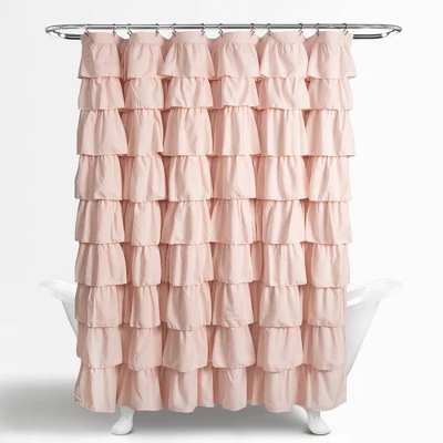 Ruffle Shower Curtain - Lush Décor 8 Ruffle Shower Curtain - Lush Décor - Image 6