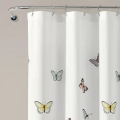 Kids' Flutter Butterfly Shower Curtain - Lush Décor