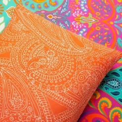 3pc Boho Chic Cotton Duvet Cover Set Turquoise/Navy - Lush Décor -Lush Décor GUEST af3b4205 d0a9 44b4 ba8e 32d41a16da30