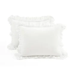 Lush Decor 3pc Ella Ruffle Comforter Bedding Set White 15 Lush Decor 3pc Ella Ruffle Comforter Bedding Set White -Lush Décor GUEST b157a919 dda7 4146 9049 7a8141af4eb4