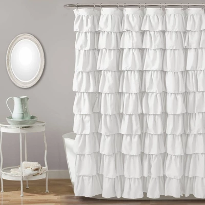 Ruffle Shower Curtain - Lush Décor 9 Ruffle Shower Curtain - Lush Décor - Image 7