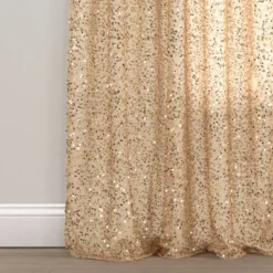 52"x84" Ballgown Glam Sparkle Sequins Window Curtain Panel - Lush Décor -Lush Décor GUEST b3eaa5dc 670f 410e 8c48 b86003169015