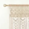 30"x40" Boho Macrame Textured Cotton Window Valance - Lush Décor -Lush Décor GUEST b4533c72 4c2c 4410 b874 3d9036b6a807