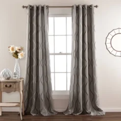 2pk 52"x84" Light Filtering Swirl Window Curtain Panels - Lush Décor 13 2pk 52"x84" Light Filtering Swirl Window Curtain Panels - Lush Décor -Lush Décor GUEST b7ea9c90 d22b 45ee 80e3 2eb0b1ffc006