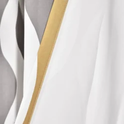 2pk 52"x84" Light Filtering Mid-Century Geo Curtain Panels Gold/Gray - Lush Décor -Lush Décor GUEST bcffc647 7217 4ec2 82ff 83f0e97c1d00