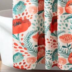 Poppy Garden Shower Curtain - Lush Décor -Lush Décor GUEST bffc5d21 ad78 47bd bb25 d531c7d46781