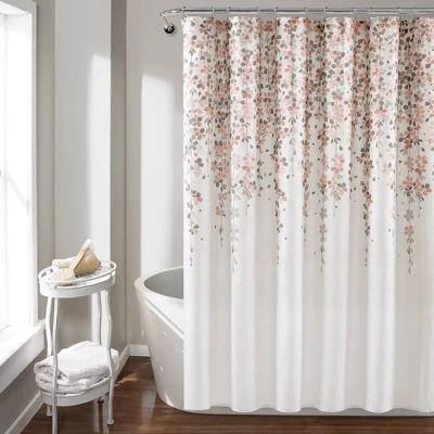 Weeping Flower Shower Curtain - Lush Décor 9 Weeping Flower Shower Curtain - Lush Décor - Image 7