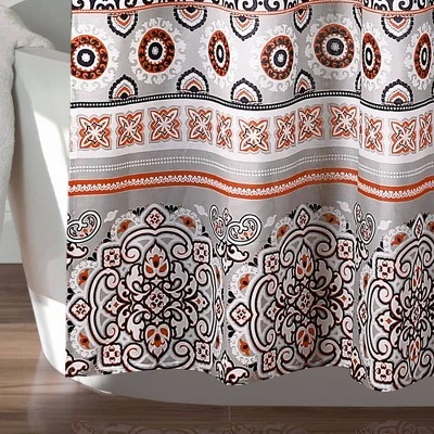 Nesco Stripe Shower Curtain Navy - Lush Décor 5 Nesco Stripe Shower Curtain Navy - Lush Décor - Image 3