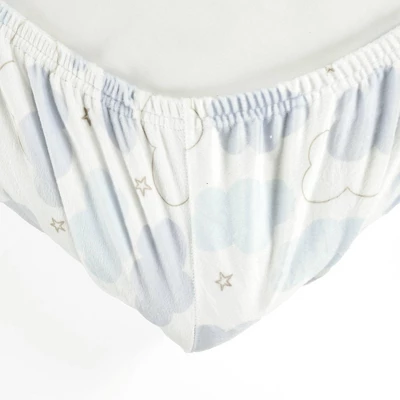 Lush Décor Soft & Plush Fitted Crib Sheet Goodnight 6 Lush Décor Soft & Plush Fitted Crib Sheet Goodnight - Image 4