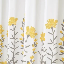 Aprile Shower Curtain Yellow/Gray - Lush Décor 8 Aprile Shower Curtain Yellow/Gray - Lush Décor -Lush Décor GUEST c25e3bbb fc65 4e90 897f 48d427eae560