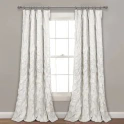 84"x52" Ravello Pintuck Window Curtain Panel - Lush Décor 13 84"x52" Ravello Pintuck Window Curtain Panel - Lush Décor -Lush Décor GUEST c2c5f57f 824f 424f 875a 18ba7819a1fa