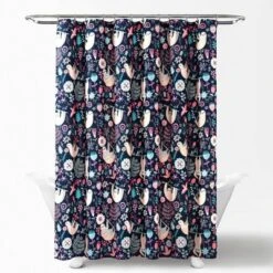 72"x72" Hygge Sloth Shower Curtain Single - Lush Décor 11 72"x72" Hygge Sloth Shower Curtain Single - Lush Décor -Lush Décor GUEST c32713e5 ee93 4d00 8816 4774e3693c25