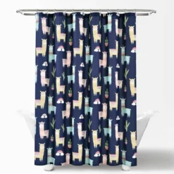 72"x72" Make A Wish Southwest Llama Cactus Shower Curtain Single - Lush Décor 11 72"x72" Make A Wish Southwest Llama Cactus Shower Curtain Single - Lush Décor -Lush Décor GUEST c55719a6 6cdf 457a 94e9 5db4bdcb01f7