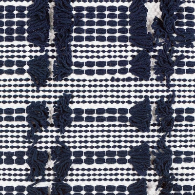 20"x20" Oversize Spencer Square Throw Pillow Navy Blue - Lush Décor 4 20"x20" Oversize Spencer Square Throw Pillow Navy Blue - Lush Décor - Image 2