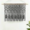 40"x30" Boho Macrame Tassel Cotton Window Valance Gray - Lush Décor -Lush Décor GUEST c890bea6 0aa1 44f4 b1c6 adc16b96e85a