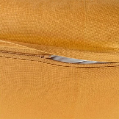 20"x20" Oversize Spencer Tufted Family-Friendly Cotton Square Pillow Cover Yellow - Lush Décor 6 20"x20" Oversize Spencer Tufted Family-Friendly Cotton Square Pillow Cover Yellow - Lush Décor - Image 4