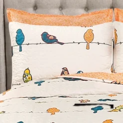 7pc Rowley Birds Quilt Set - Lush Décor -Lush Décor GUEST c9089324 dc21 4b94 b824 e6cc95f7bc4d