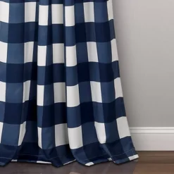 Set Of 2 Kelly Checker Light Filtering Window Curtain Panels - Lush Décor -Lush Décor GUEST c9182320 86d2 4722 aa00 bcbdca1d83de