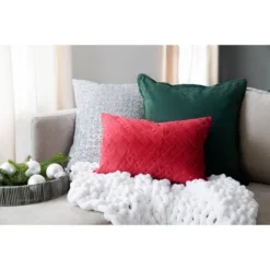 20"x20" Oversize Faux Suede Square Throw Pillow - Lush Décor -Lush Décor GUEST c95f213e 3b31 4d8c 90e1 24c5797c6604