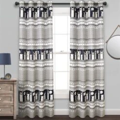 52"x84" Set Of 2 Llama Striped Room Darkening Curtain Panels - Lush Décor 8 52"x84" Set Of 2 Llama Striped Room Darkening Curtain Panels - Lush Décor -Lush Décor GUEST ca3c2192 3564 4707 a033 1d82e2338e50