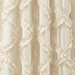 Set Of 2 Ruffle Diamond Light Filtering Window Curtain Panels - Lush Décor 8 Set Of 2 Ruffle Diamond Light Filtering Window Curtain Panels - Lush Décor -Lush Décor GUEST cd871f1d 5f8c 4682 b121 34fa335180d1