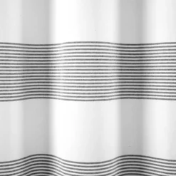 72"x72" Boho Tassel Striped Yarn Dyed Eco Friendly Recycled Cotton Shower Curtain - Lush Décor -Lush Décor GUEST d064ba32 3d2b 4894 890e f2f1f602fc4e