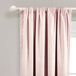 Lush Décor Blackout Pixie Fox Geo Window Curtain Panel - Pink Single