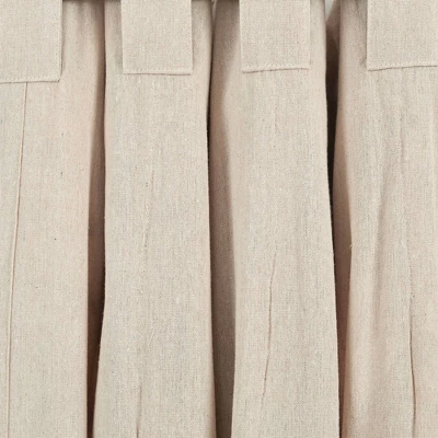 84"x52" Ruched Waterfall Linen Window Curtain Panel - Lush Décor 8 84"x52" Ruched Waterfall Linen Window Curtain Panel - Lush Décor - Image 6