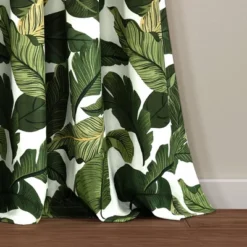 Set Of 2 Tropical Paradise Window Curtain Panels Green - Lush Décor -Lush Décor GUEST d44c8116 2d2f 4e46 aa12 784be56e435f