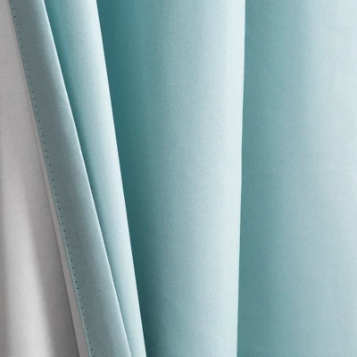 Set Of 2 Absolute Blackout Window Curtain Panels - Lush Décor 4 Set Of 2 Absolute Blackout Window Curtain Panels - Lush Décor - Image 2