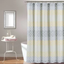 72"x72" Medallion Ombre Shower Curtain - Lush Décor -Lush Décor GUEST d5137d79 2a2b 4d72 b495 aae355f96b26