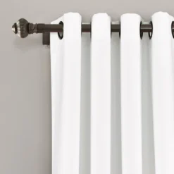 Set Of 2 Clarissa Floral Light Filtering Window Curtain Panels - Lush Décor