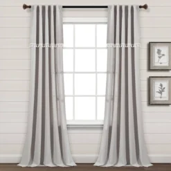 Set Of 2 (84"x52") Ivy Tassel Faux Linen Light Filtering Window Curtain Panels - Lush Décor 14 Set Of 2 (84"x52") Ivy Tassel Faux Linen Light Filtering Window Curtain Panels - Lush Décor -Lush Décor GUEST d681087c e9de 4c35 bdbe 7255bdfc85fe
