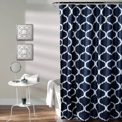 Geo Shower Curtain - Lush Décor 8 Geo Shower Curtain - Lush Décor - Image 6