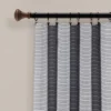 Set Of 2 Farmhouse Button Striped Yarn Dyed Woven Cotton Window Curtain Panels - Lush Décor -Lush Décor GUEST db7d1d9b 674a 4224 be4a b07291dc3af3