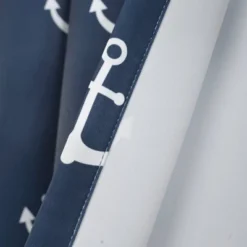 52"x63" Anchor Room Darkening Window Curtain Panels Navy - Lush Décor -Lush Décor GUEST dd1dbcc1 082f 417c 9399 266a9c3a2a68