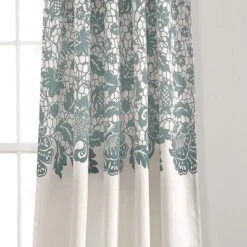 Set Of 2 Estate Garden Print Light Filtering Window Curtain Panels - Lush Décor -Lush Décor GUEST dd4fc26d 98d6 411d 9788 d074bda08300