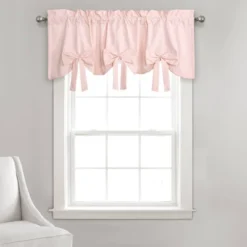 18"x52" Melody Bow Valance Blush - Lush Décor -Lush Décor GUEST df3d4d53 5577 4744 8cd2 dc0bb6042fda