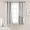 Star Sheer Insulated Grommet Blackout Window Curtain Panel Set - Lush Décor 1 Star Sheer Insulated Grommet Blackout Window Curtain Panel Set - Lush Décor -Lush Décor GUEST df92ea28 c561 4b1d b659 c9b96590658d